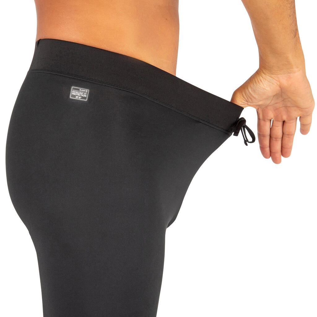 Legging anti UV surf 100 homme noir